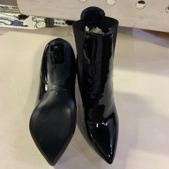YSL Patent Leather Boots, Size 9.5/10 - Picture 5 of 7